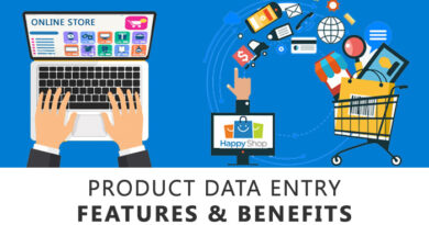 Feature & Benifits of product data entry
