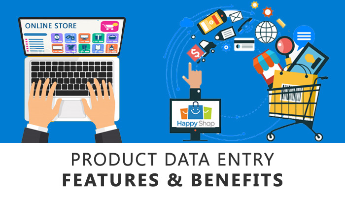 Features of ecommerce product data entry