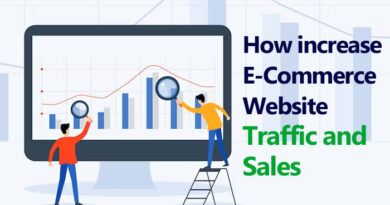 e-commerce website traffic and Sales
