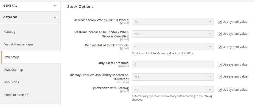 Magento Inventory Management